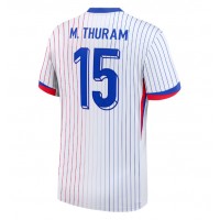 Camiseta Francia Marcus Thuram #15 Segunda Equipación Replica Eurocopa 2024 mangas cortas